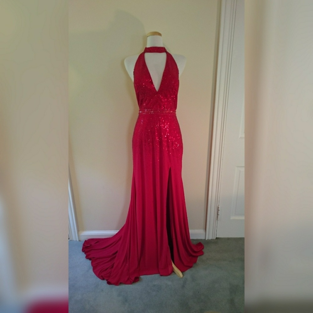 Red carpet dress